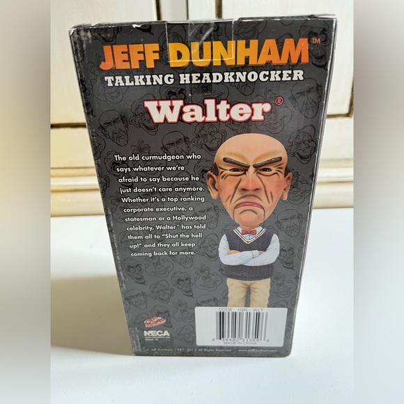 New Vintage Walter Talking Headknocker Bobblehead by NECA Jeff Dunham TV Show - Picture 4 of 8
